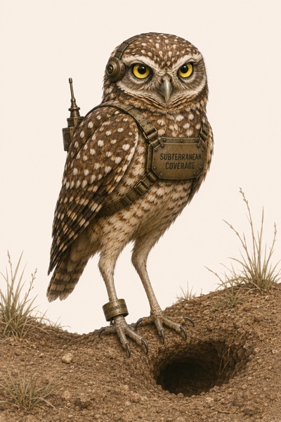 Burrowing Owl — Bureau surveillance asset AS-GROUND-0009