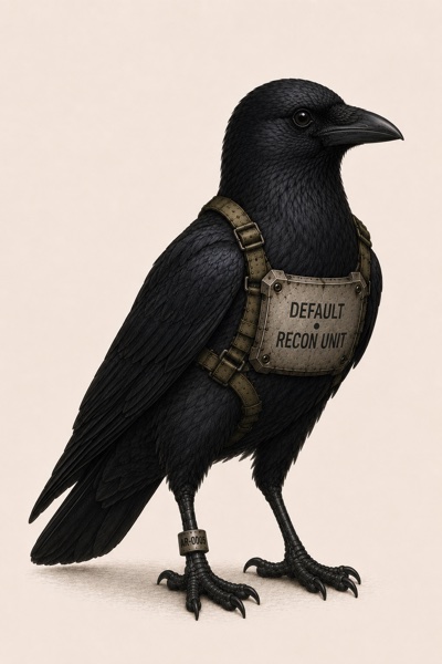 Carrion Crow — Bureau surveillance asset AS-REDACTED-0005