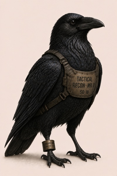 Common Raven — Bureau surveillance asset AS-BIGBIRD-0003