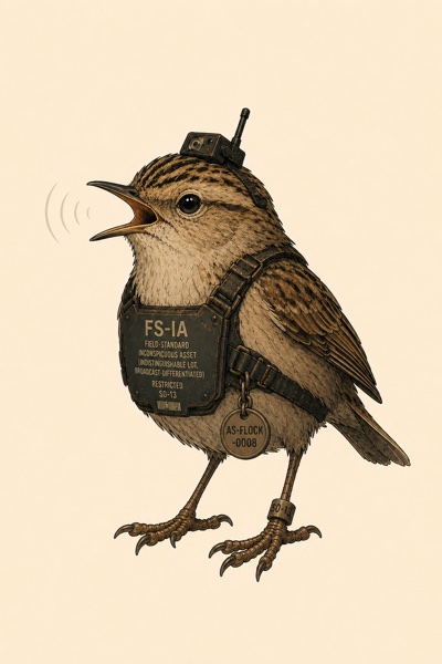 Eurasian Wryneck — Bureau surveillance asset AS-GROUND-0012