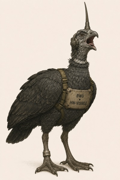 Horned Screamer — Bureau surveillance asset AS-WATER-0012