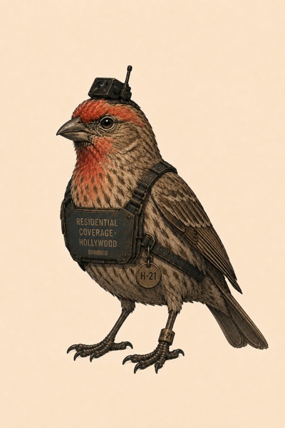 House Finch — Bureau surveillance asset AS-CITY-0010