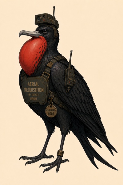 Magnificent Frigatebird — Bureau surveillance asset AS-BIGBIRD-0006