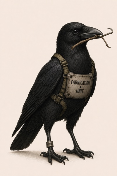 New Caledonian Crow — Bureau surveillance asset AS-REDACTED-0003