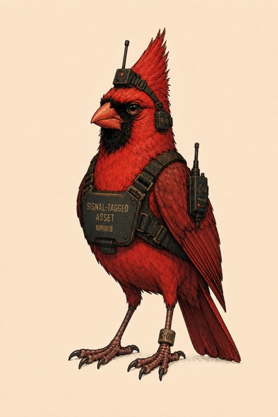 Northern Cardinal — Bureau surveillance asset AS-CITY-0012